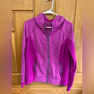 Zella Women's Pink hooded zip-up athletic Jacket
Size small